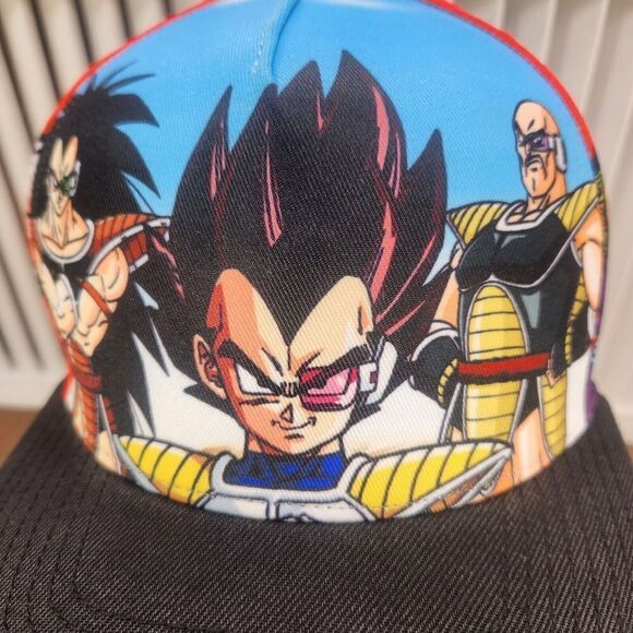 Dragonball Z Hat Cap All Over Print Snapback Colorful Anime Cartoon Mens Toei - Picture 3 of 11
